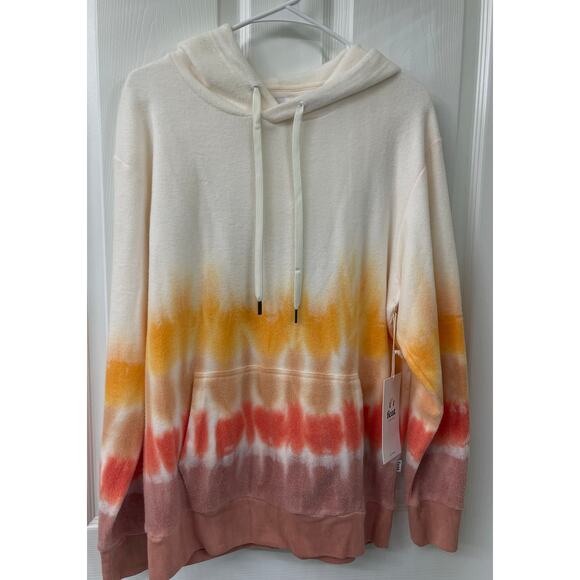 FEAT Medium unisex blanketblend very soft hoodie NWT sunrise - Picture 1 of 6